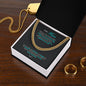 To My Man | I Love You Forever & Always - Cuban Link Chain