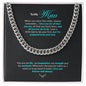 To My Man | I Love You Forever & Always - Cuban Link Chain