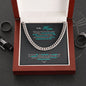 To My Man | I Love You Forever & Always - Cuban Link Chain